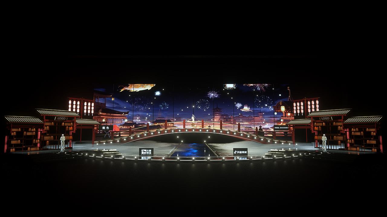 2023抖音七夕歌会「鹊梦千年」(图ZMzgzMjEwNDYw) - 舞台美术 - 站酷设计师俞帆工作室原创素材 - 站酷ZCOOL