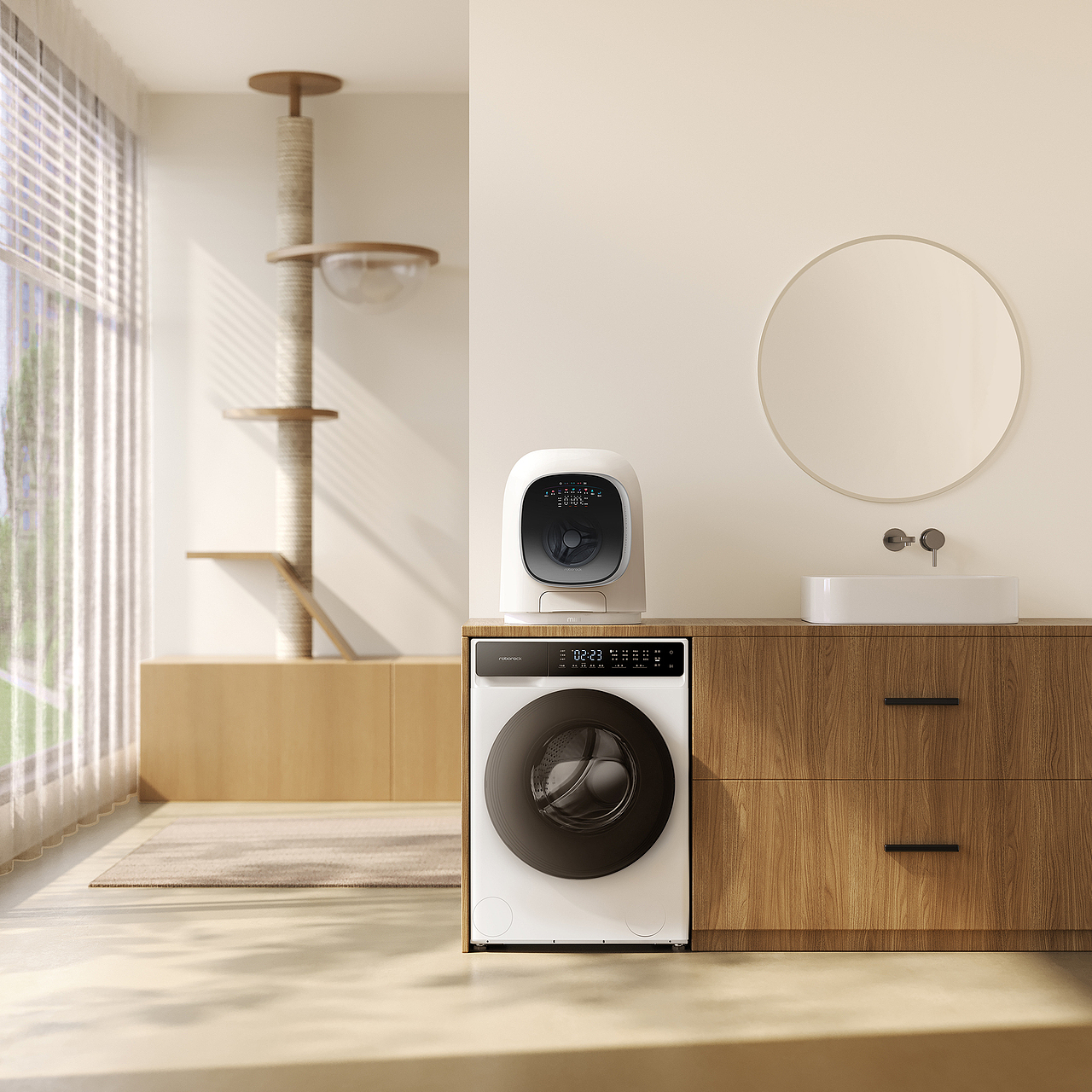 石头科技MINI洗衣机M1 LITE场景图渲染
