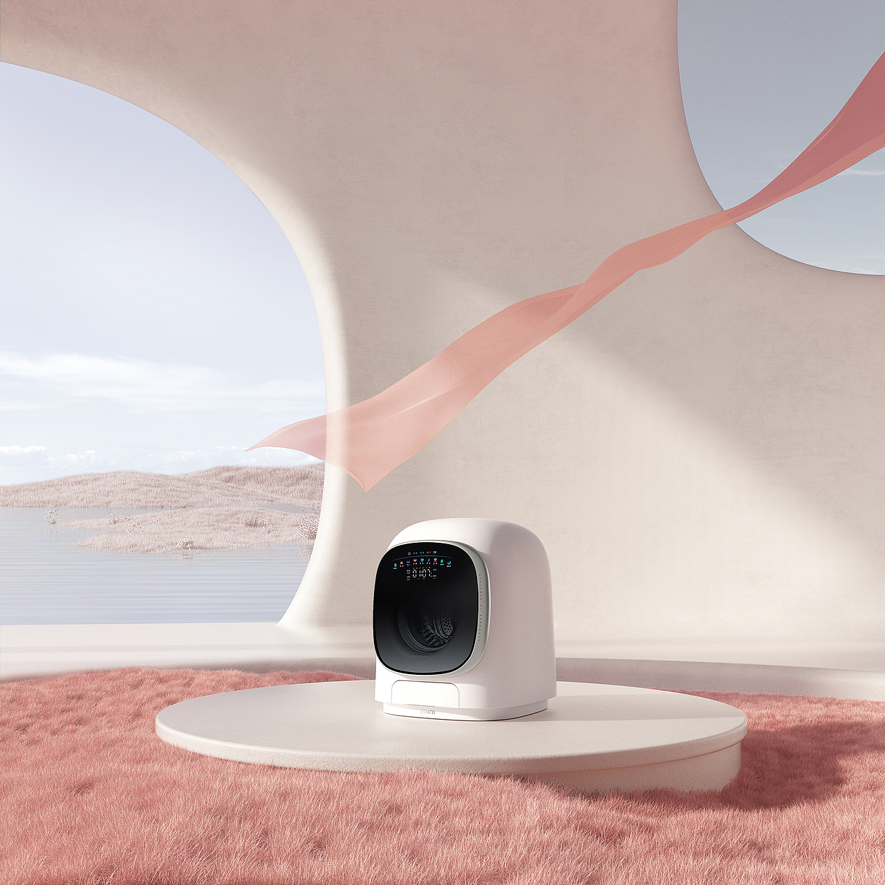 石头科技MINI洗衣机M1 LITE场景图渲染