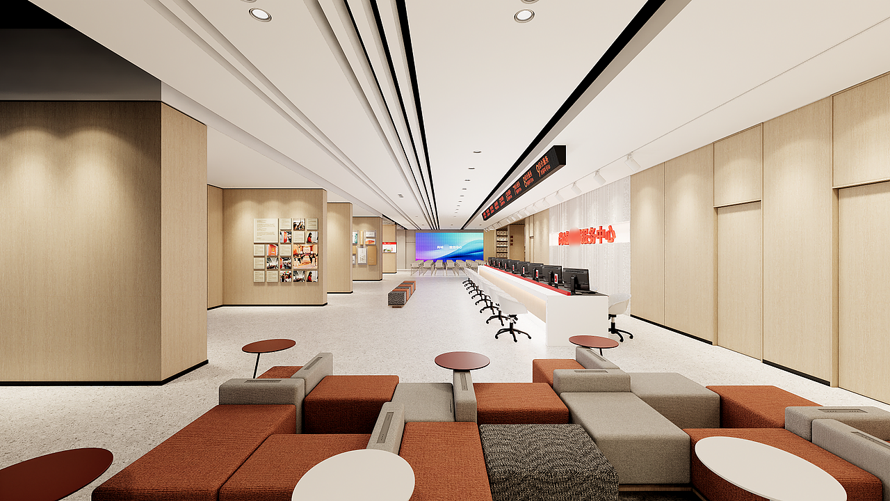 文明实践所 | 服务中心（图ZMzgzMjI0MTk2） - 展陈设计 - 站酷设计师胡月月设计原创素材 - 站酷ZCOOL