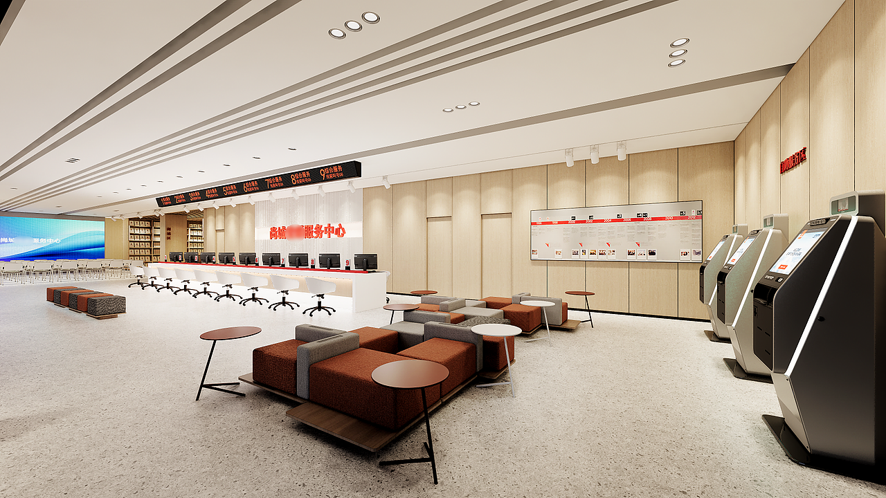 文明实践所 | 服务中心（图ZMzgzMjI0MjAw） - 展陈设计 - 站酷设计师胡月月设计原创素材 - 站酷ZCOOL