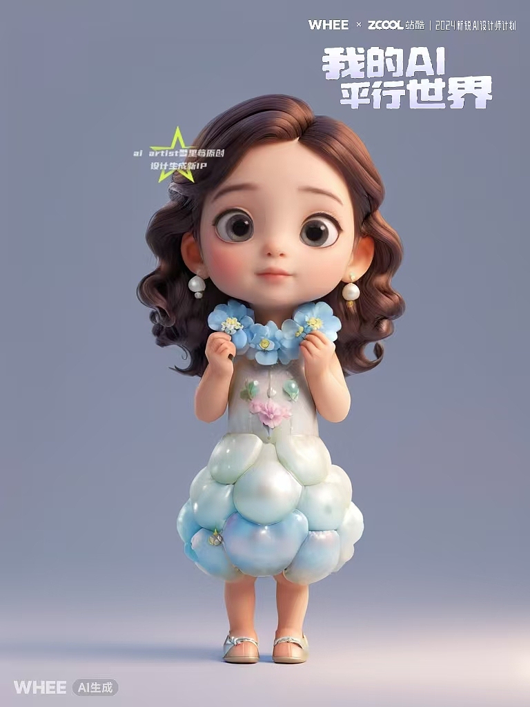 Snow Frost我的ai平行世界IP“冬至·雪女”组图（图ZMzgzMjI4ODIw） - AI作品 - 站酷设计师雪里莓工作室原创素材 - 站酷ZCOOL