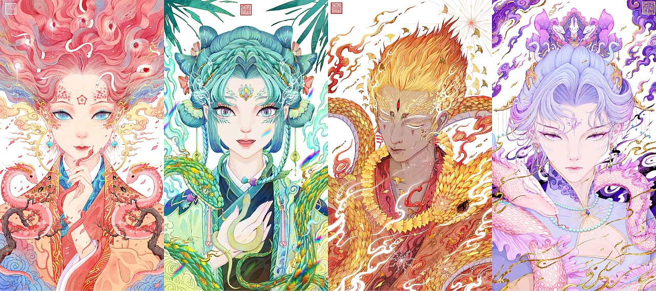叶子灵君2024插画年终总结（图ZMzgzMjM1MjU2） - 创作习作 - 站酷设计师叶子灵君原创素材 - 站酷ZCOOL