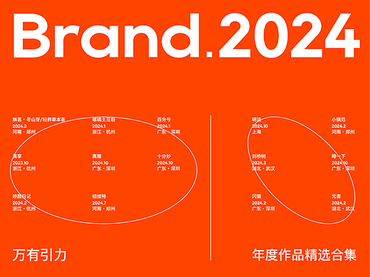 Brand 2024 万有引力作品选集/品牌设计/包装设计