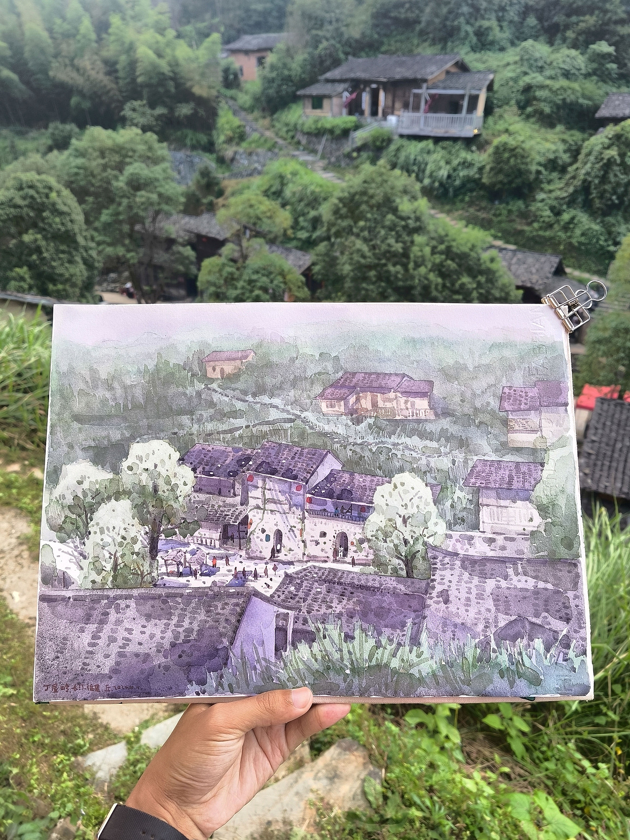 『画本系列』－我的第73-74本画本-福建旅行写生（图ZMzgzMjQyOTg0） - 绘画 - 站酷设计师画画的陈一丘原创素材 - 站酷ZCOOL