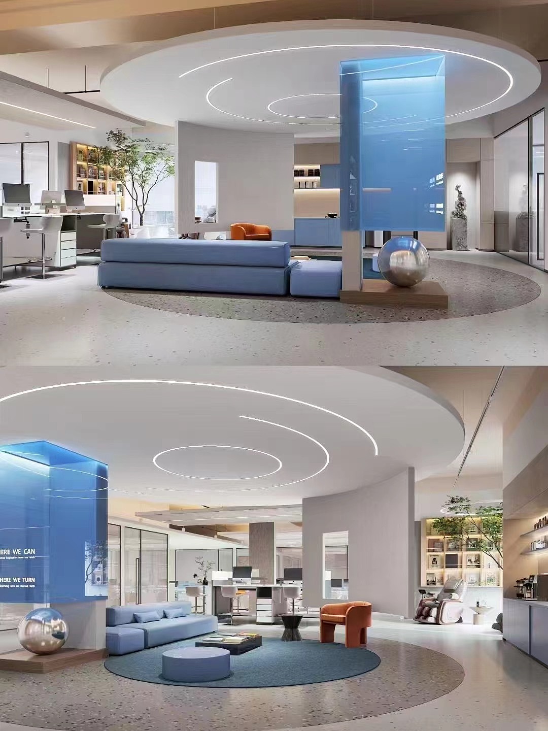 #​效果图和施工图 现在的办公室真的很哇塞（图ZMzgzMjQ1MzEy） - 商业空间设计 - 站酷设计师江佳宁原创素材 - 站酷ZCOOL