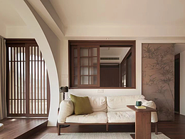 100平精裝房改造，雅致禪意新中式