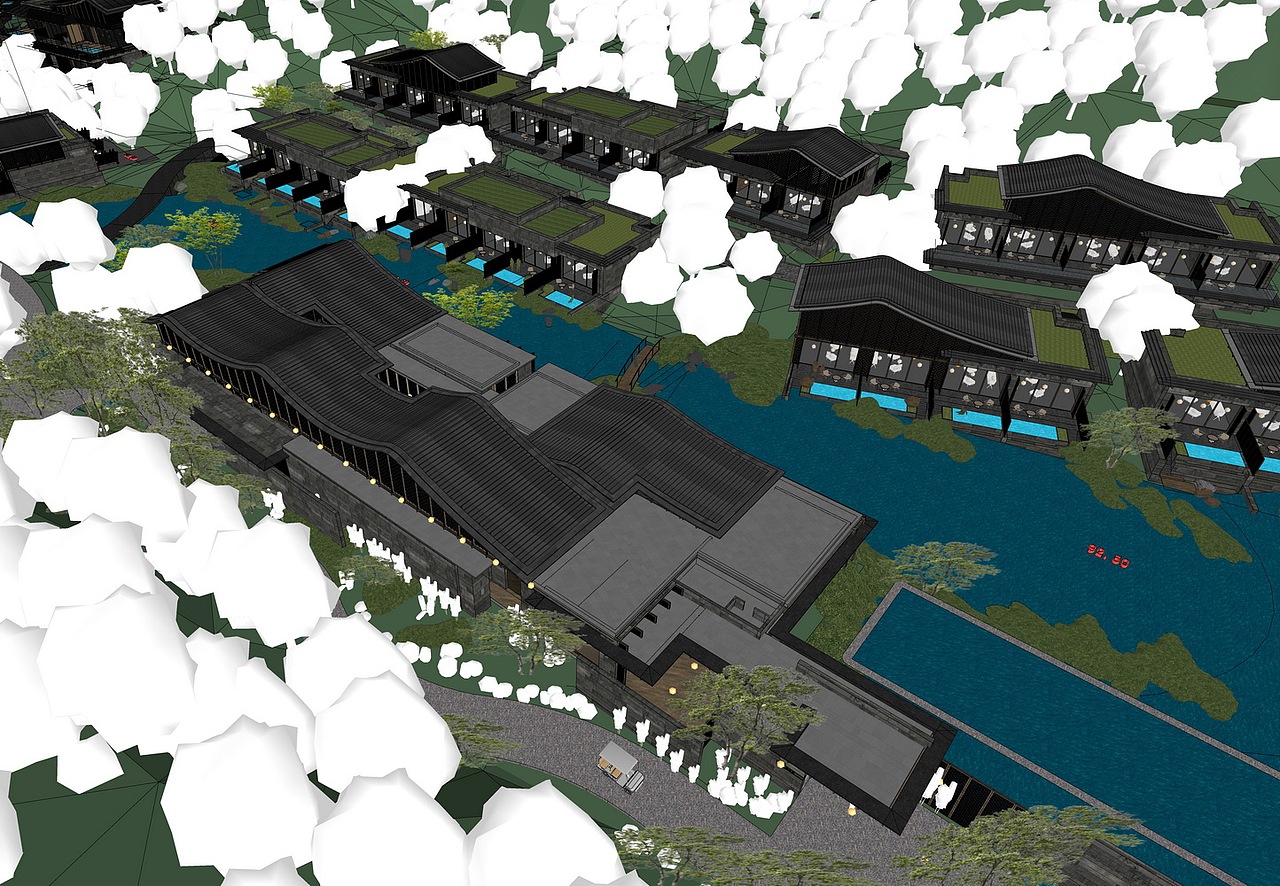 珠海横琴天湖新中式山地度假酒店