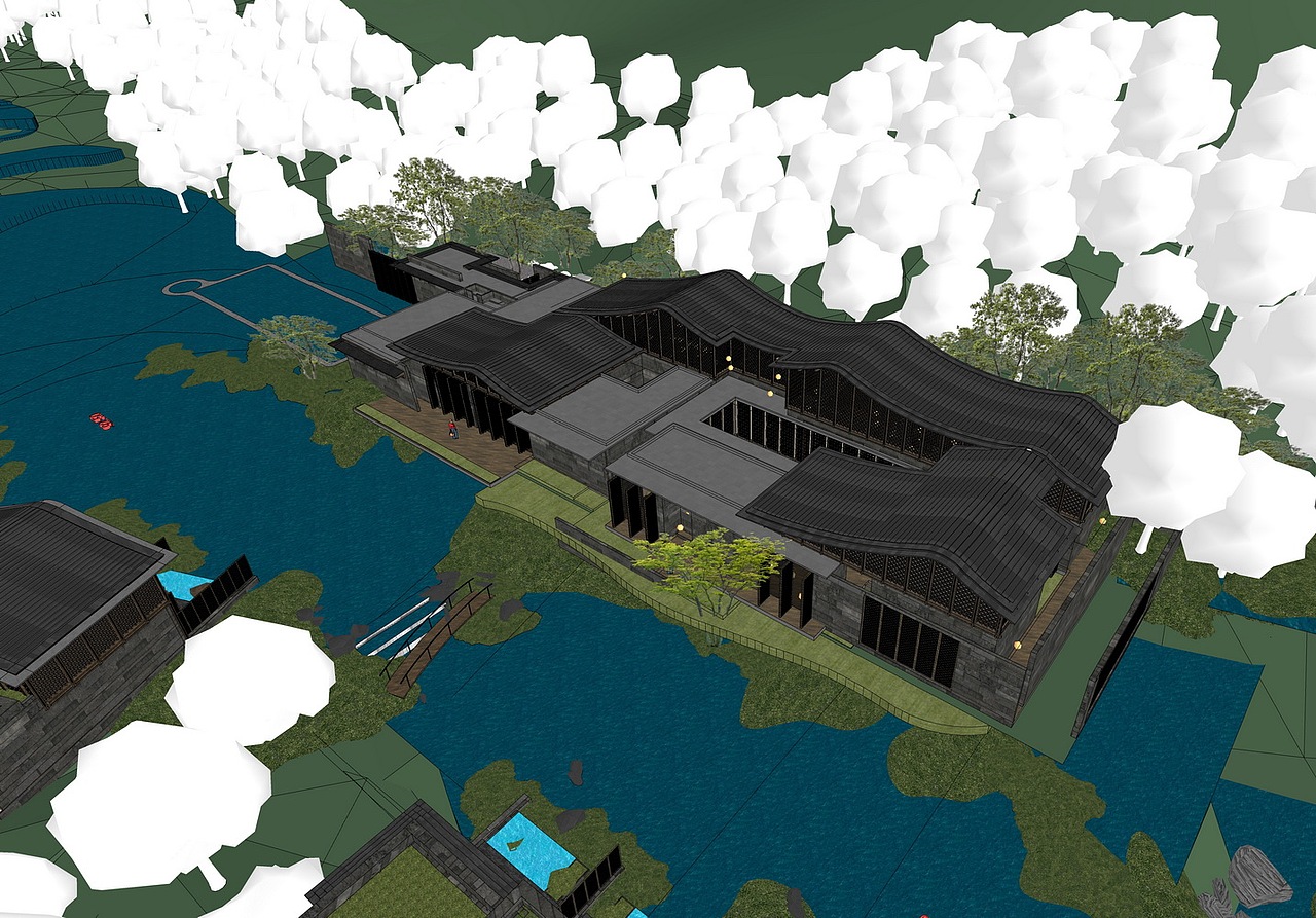 珠海横琴天湖新中式山地度假酒店