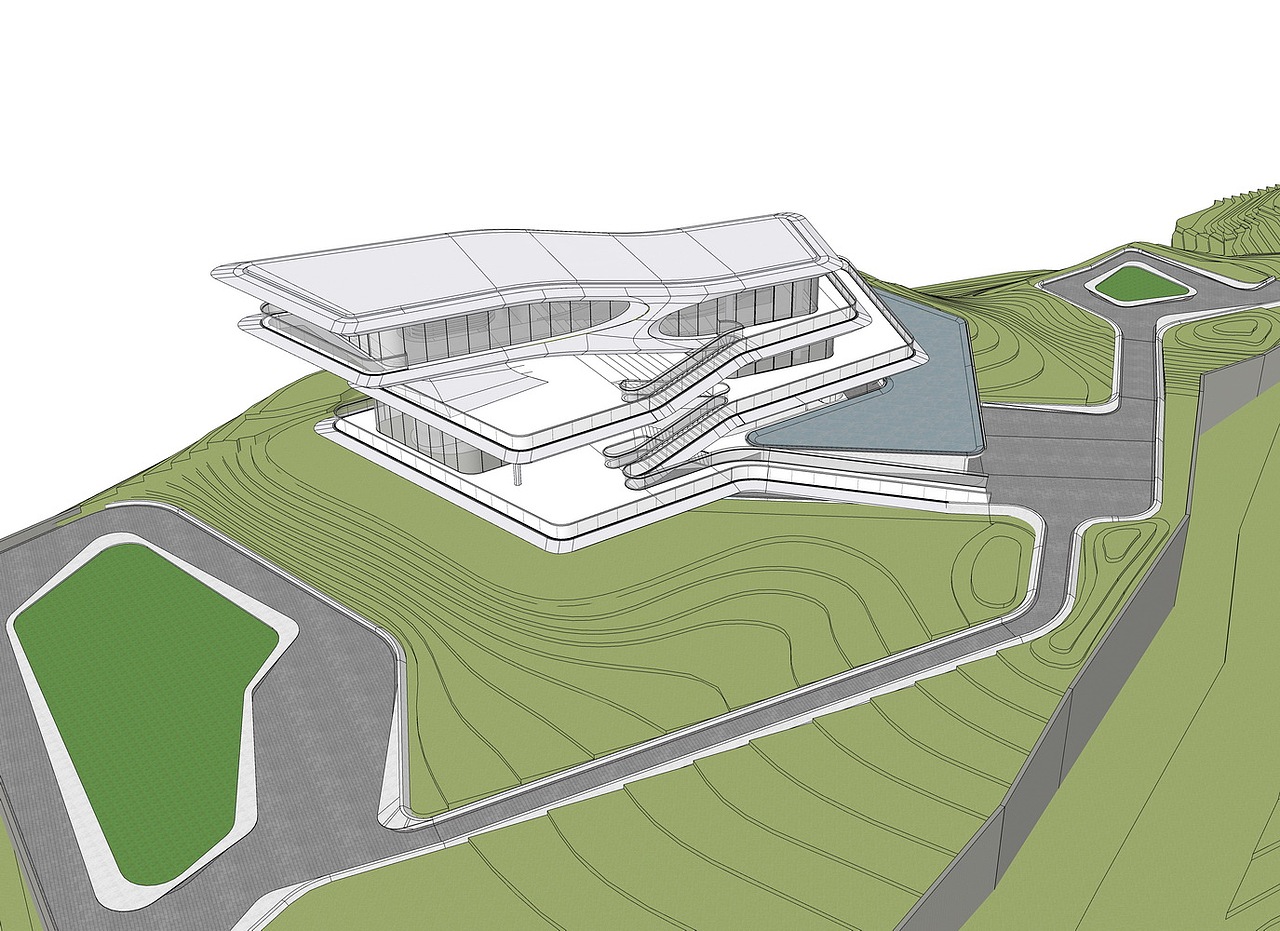 深圳盐田云海驿站SU模型下载