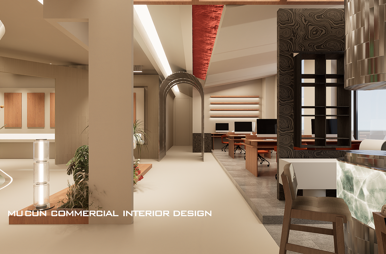 2025年艺术漆展厅简约耐看有质感，艺术感极强