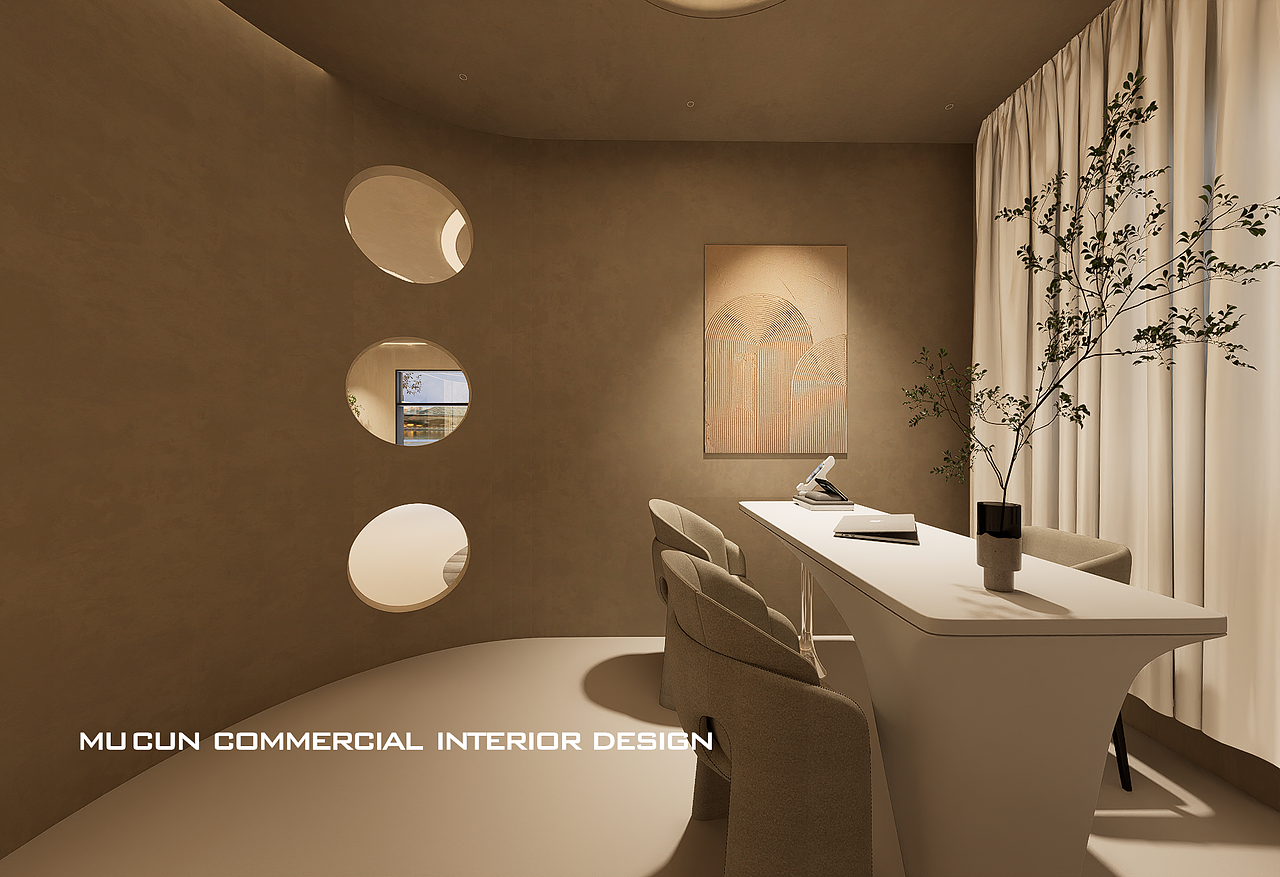 一家艺术感极强的美容院设计