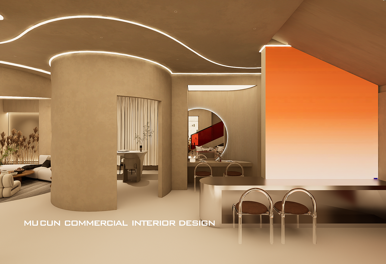 一家艺术感极强的美容院设计