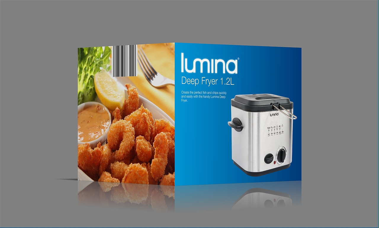 Deep Fryer油炸锅包装 I 澳洲市场 I 小家电
