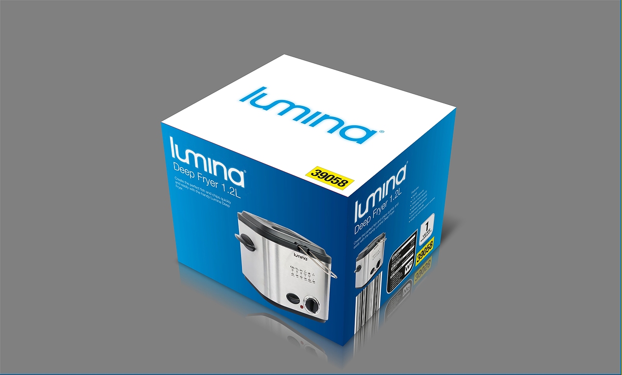Deep Fryer油炸锅包装 I 澳洲市场 I 小家电