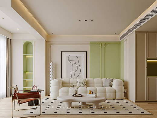 清新奶油风家装