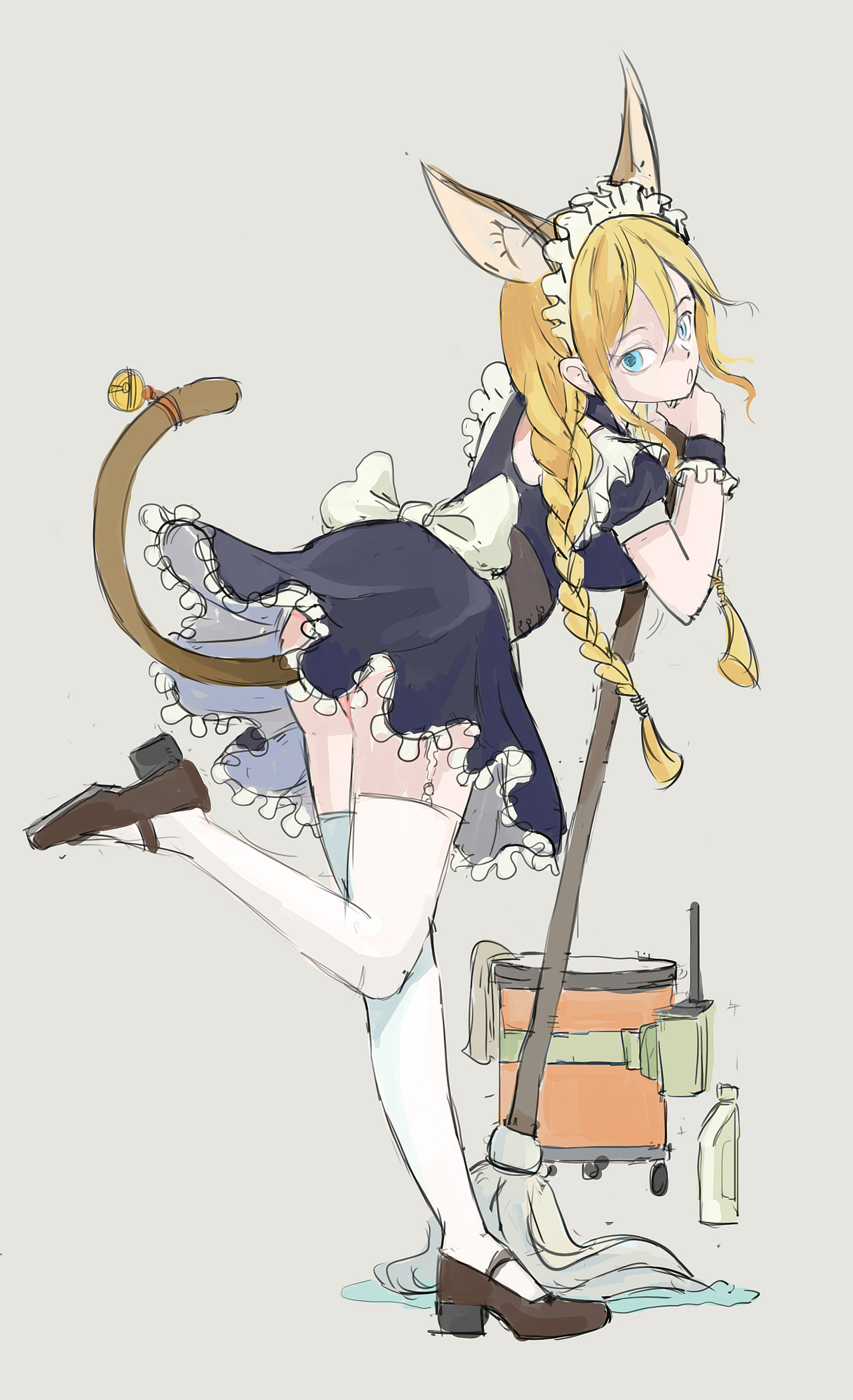 立绘兽娘女仆（图ZMzgzMjY2MDgw） - 创作习作 - 站酷设计师安静躁动的橘子原创素材 - 站酷ZCOOL