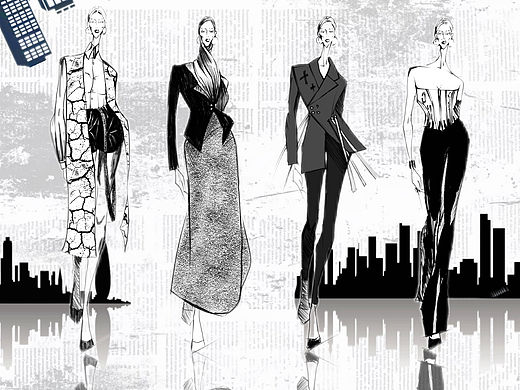 《CITY LADY》服装效果图