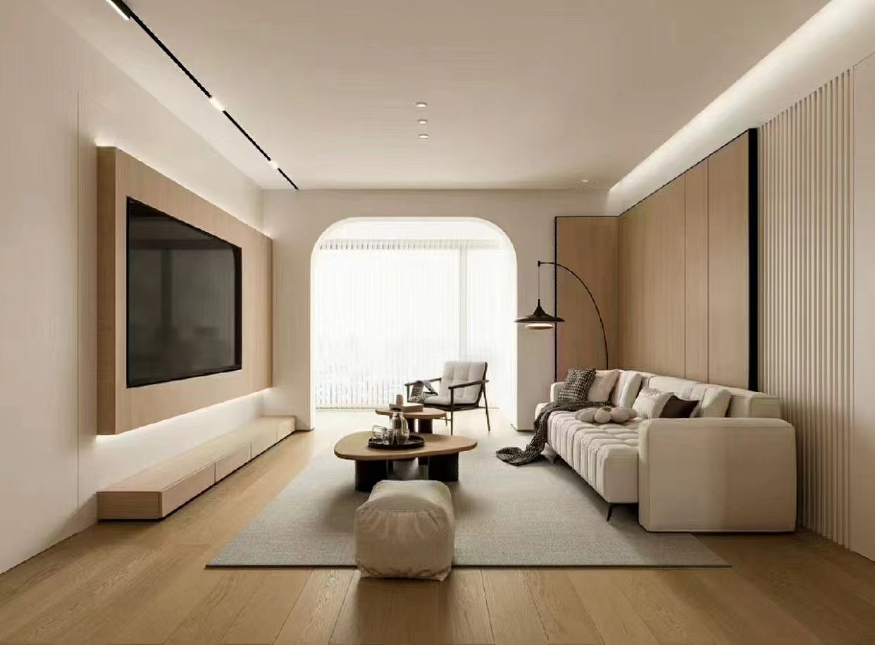 无主灯简约风设计,温馨舒适的居家生活。