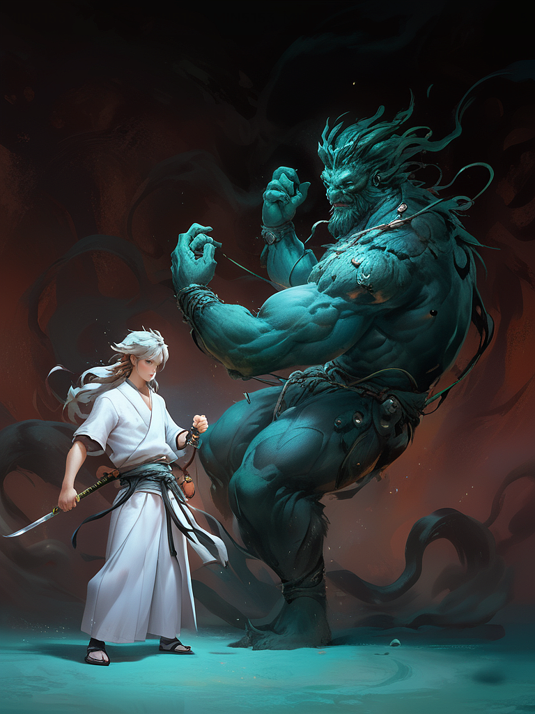 心魔（图ZMzgzMjg0MzM2） - AI作品 - 站酷设计师大霸天原创素材 - 站酷ZCOOL