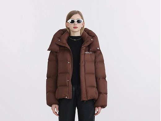 女外模羽绒服拍摄电商产品拍摄电商摄影LOOKBOOK极简风