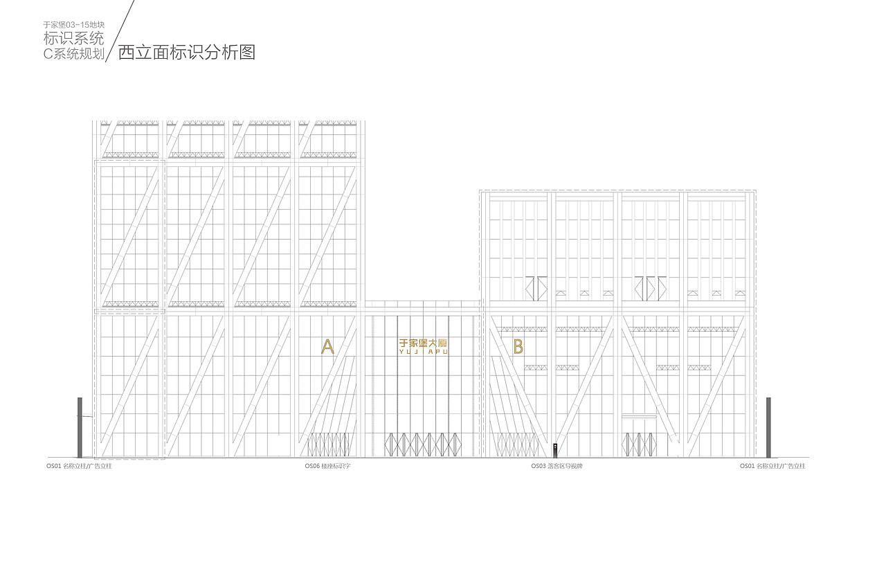 天津于家堡金融区03-15地块标识系统规划设计
