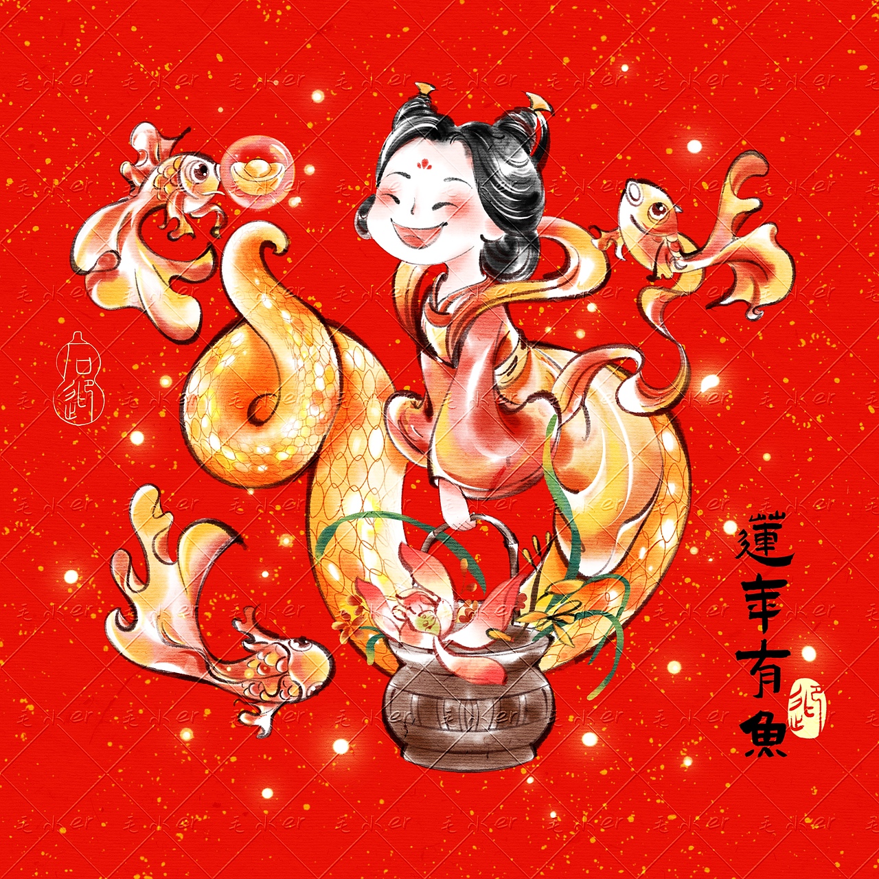 蛇年系列插图（图ZMzgzMzA2NTU2） - 商业插画 - 站酷设计师毛小er原创素材 - 站酷ZCOOL