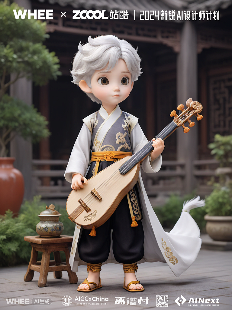 我的AI平行世界| 墨白IP形象定制系列作品