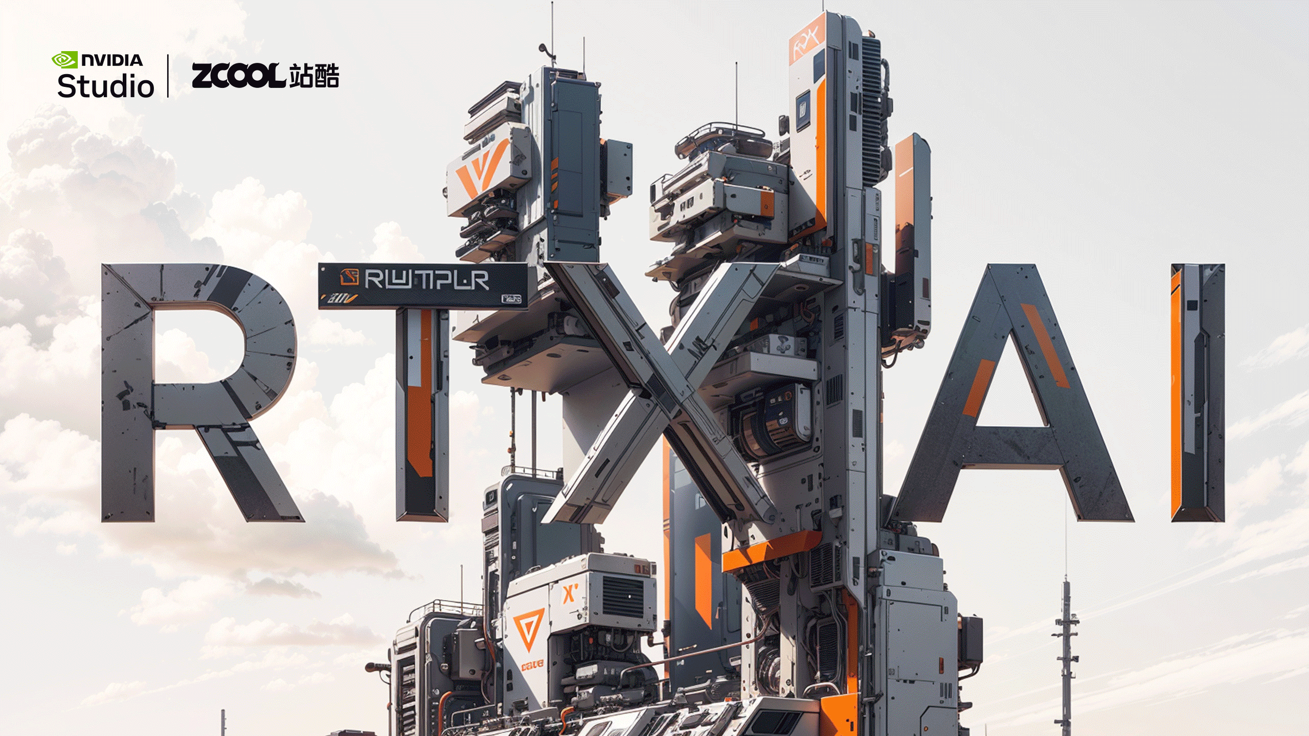RTX AI 定义未来科技（图ZMzgzMzEzODg0） - AI作品 - 站酷设计师小猪品牌设计原创素材 - 站酷ZCOOL