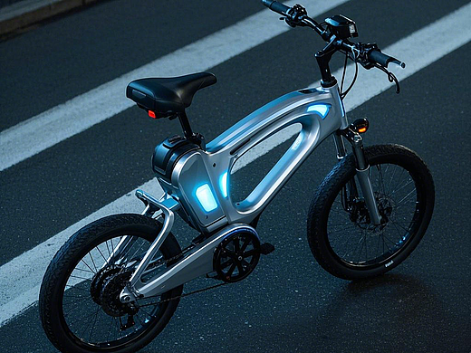 AI輔助設(shè)計 | 電動自行車（個人主頁-ZNzExMzU1ODQ=） - AI作品 - 站酷設(shè)計師王流星原創(chuàng)素材 - 站酷ZCOOL