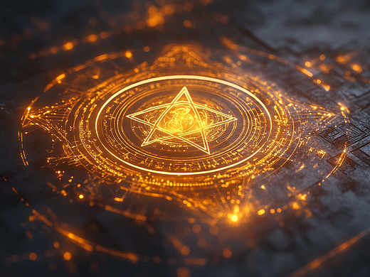 发光魔法阵场景