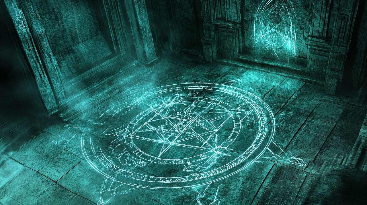 发光魔法阵场景