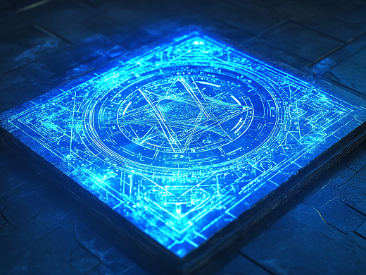 发光魔法阵场景