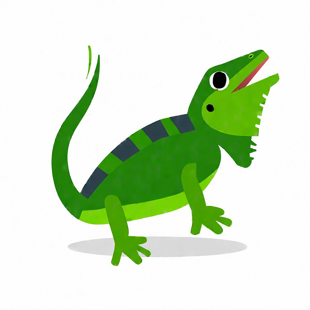 蜥蜴（图ZMzgzMzIwMDI0） - 儿童插画 - 站酷设计师GGGboy原创素材 - 站酷ZCOOL