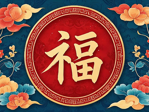 新年福字