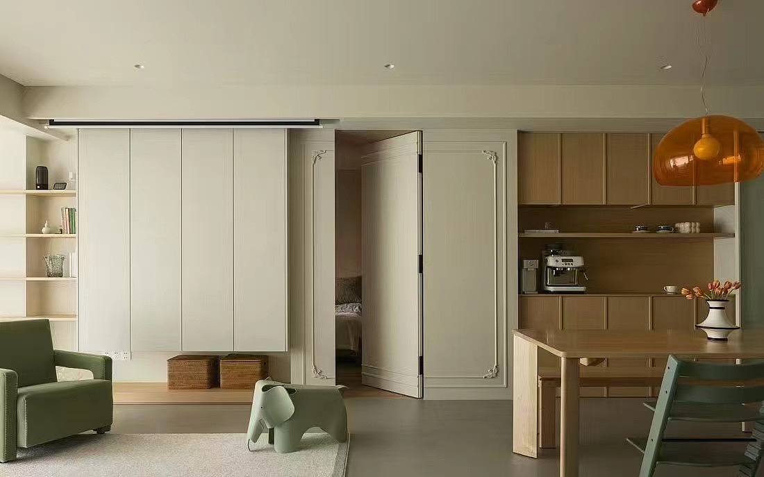 去掉传统客厅 极致的开放交互式空间🛋️品味