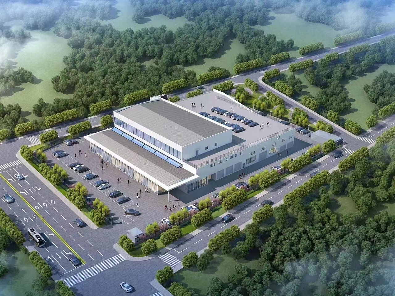 来一组公建效果图（图ZMzgzMzM5MjM2） - 建筑设计 - 站酷设计师楚湘爱设计原创素材 - 站酷ZCOOL