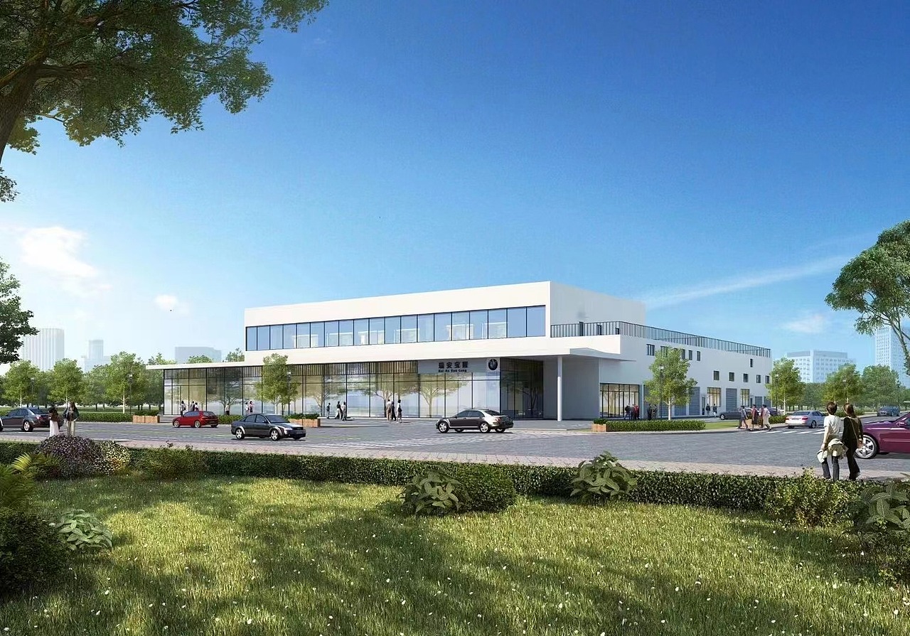 来一组公建效果图