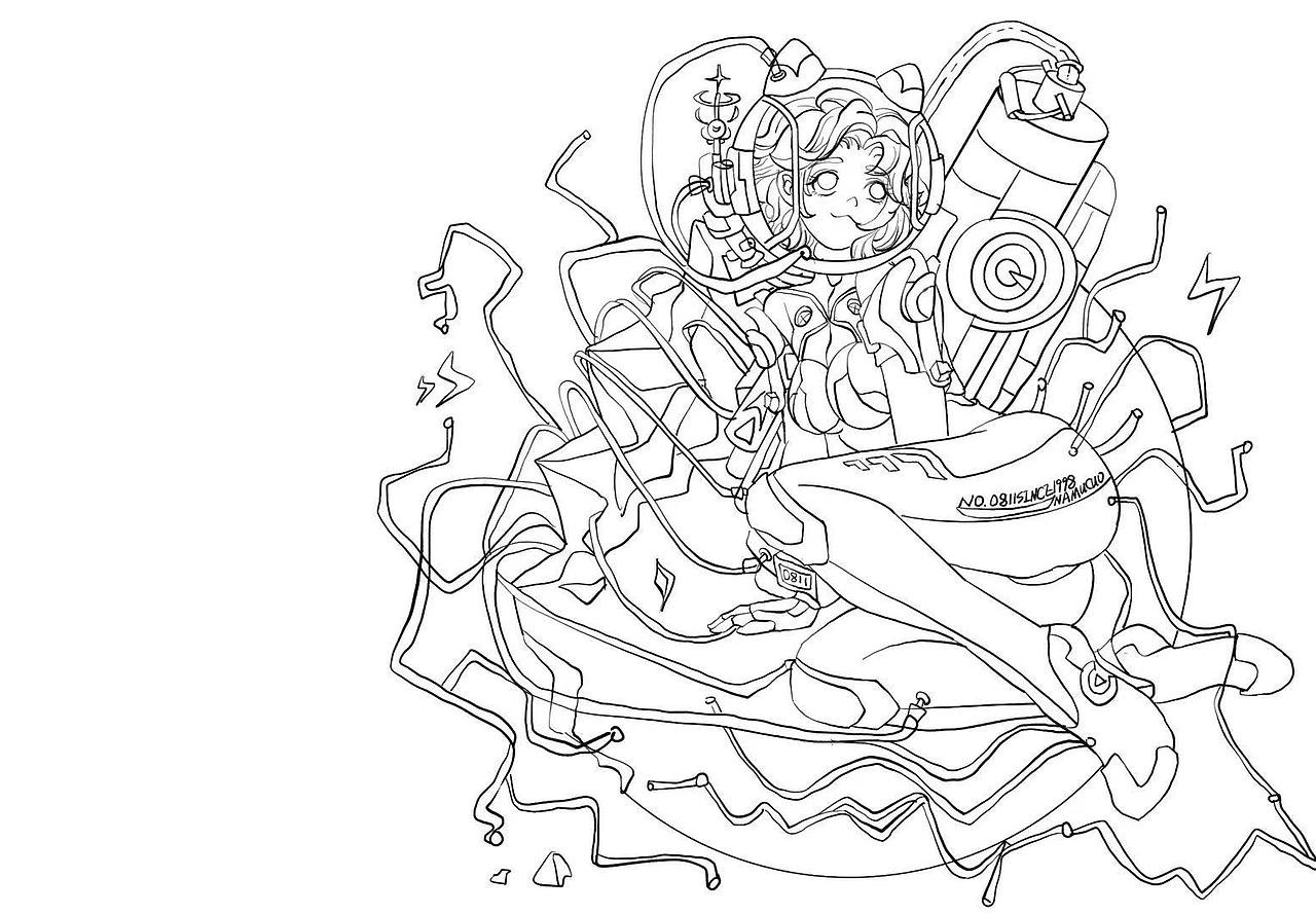 插畫練習-科技人物（圖ZMzgzMzQxMzUy） - 創(chuàng)作習作 - 站酷設(shè)計師namucuodeyu原創(chuàng)素材 - 站酷ZCOOL