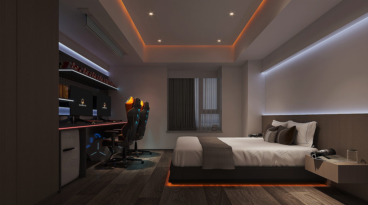 电竞酒店|朴术酒店空间设计