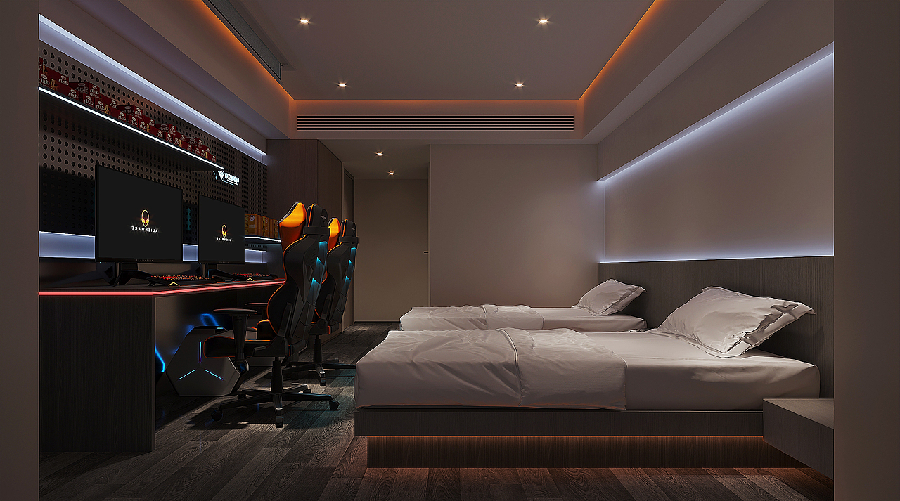 电竞酒店|朴术酒店空间设计