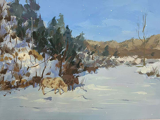 冬天（個人主頁-ZNzExNDg3MjQ=） - 其他 - 站酷設(shè)計師小李收刀原創(chuàng)素材 - 站酷ZCOOL