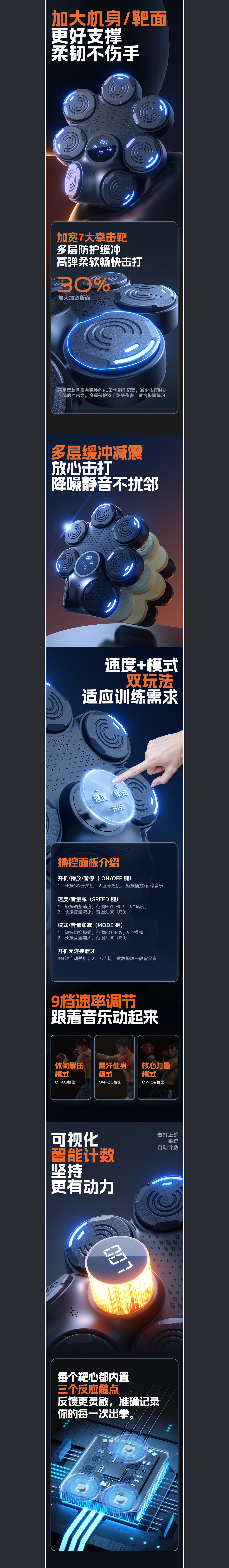 智能拳击机详情页设计（图ZMzgzMzUyNDk2） - 电商 - 站酷设计师领悦品牌电商视觉原创素材 - 站酷ZCOOL