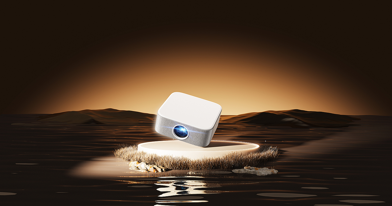 2024迎新2025 近期产品渲染 投影仪*启动电源
