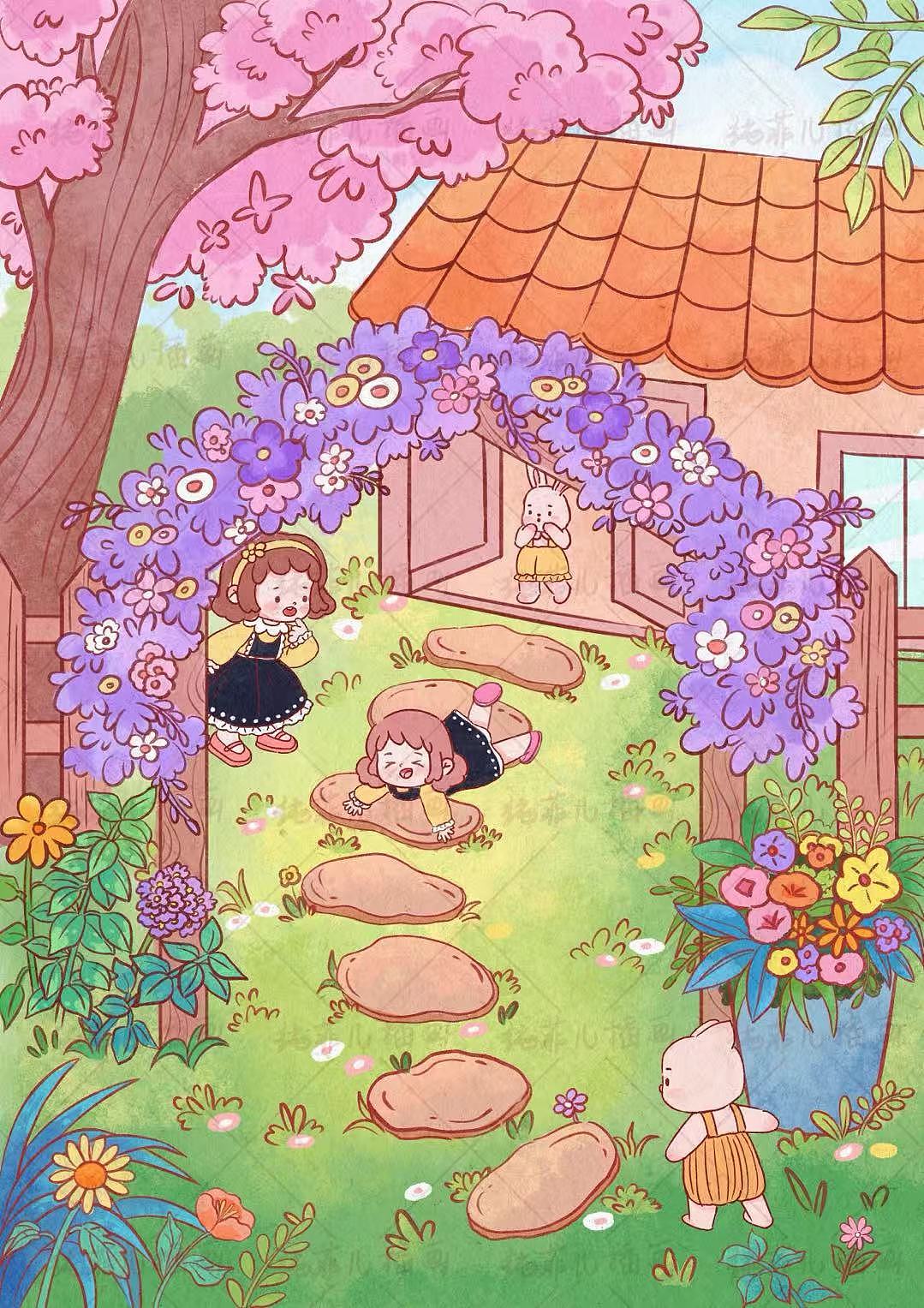 下半年水彩插画系列合集