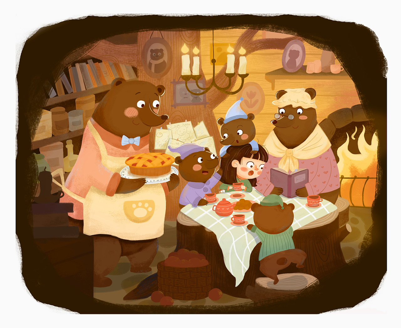 【原创儿童插画场景合集】