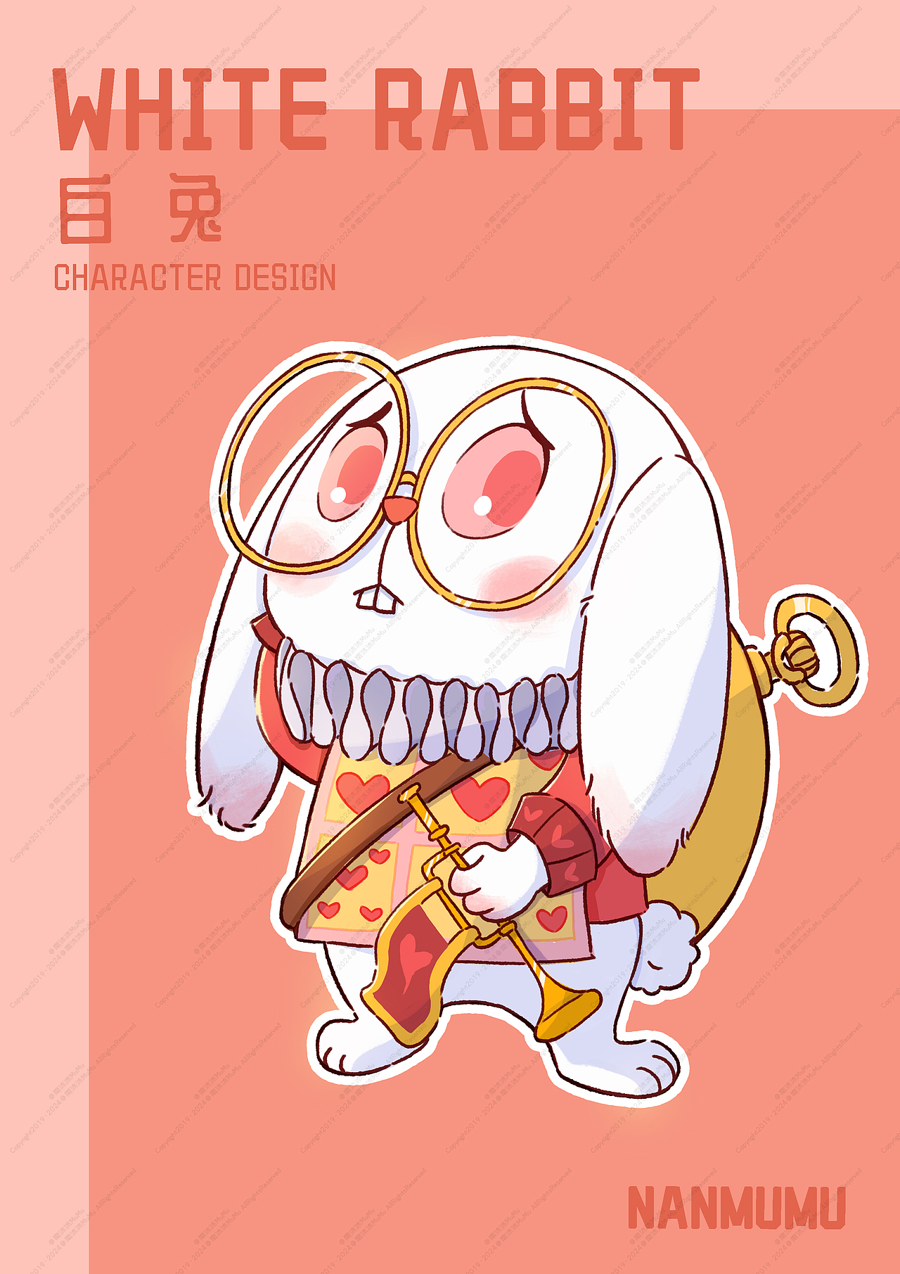 【角色设计】爱丽丝梦游仙境系列（图ZMzgzMzU2NTg4） - 儿童插画 - 站酷设计师南沐沐MuMu原创素材 - 站酷ZCOOL