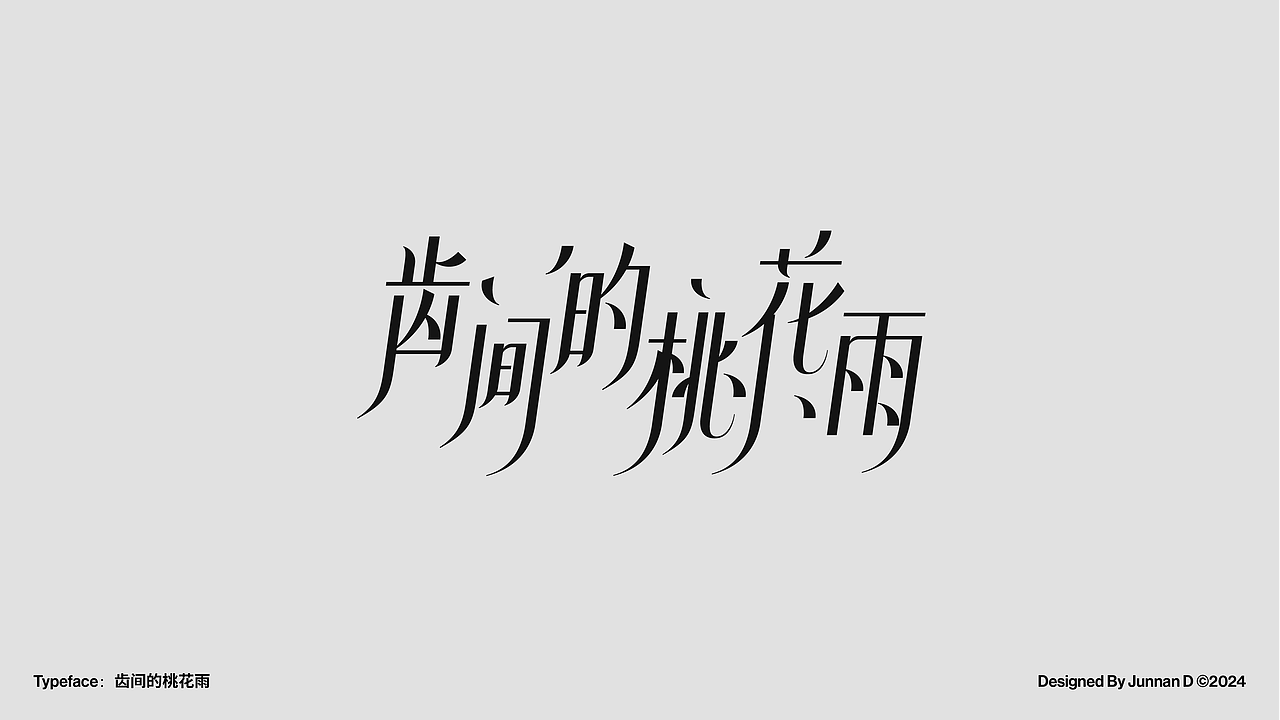 标题字设计 - 2024
