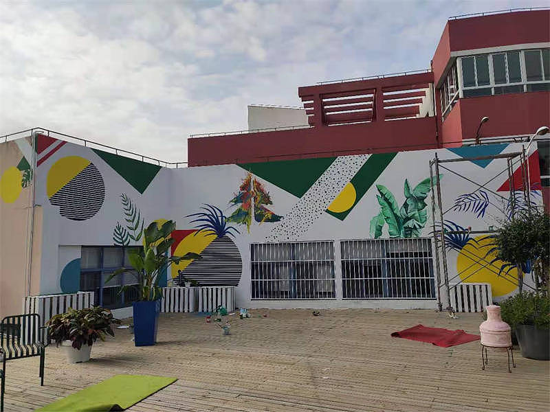 上海学校幼儿园墙体彩绘手绘墙面-墙绘制作效果展示