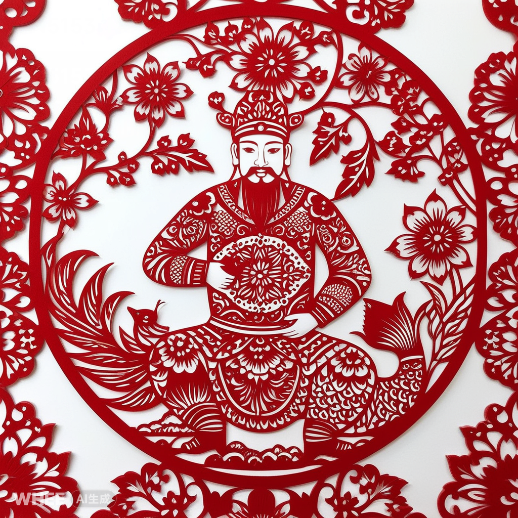 吉祥如WHEE——AIGC实践之中国非遗剪纸（图ZMTUwMDMyODQ=） - 教程 - 站酷设计师Contra实验编程原创素材 - 站酷ZCOOL